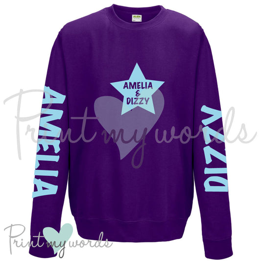 Unisex Personalised XC Cross Country Equestrian Sweatshirt - Star Design