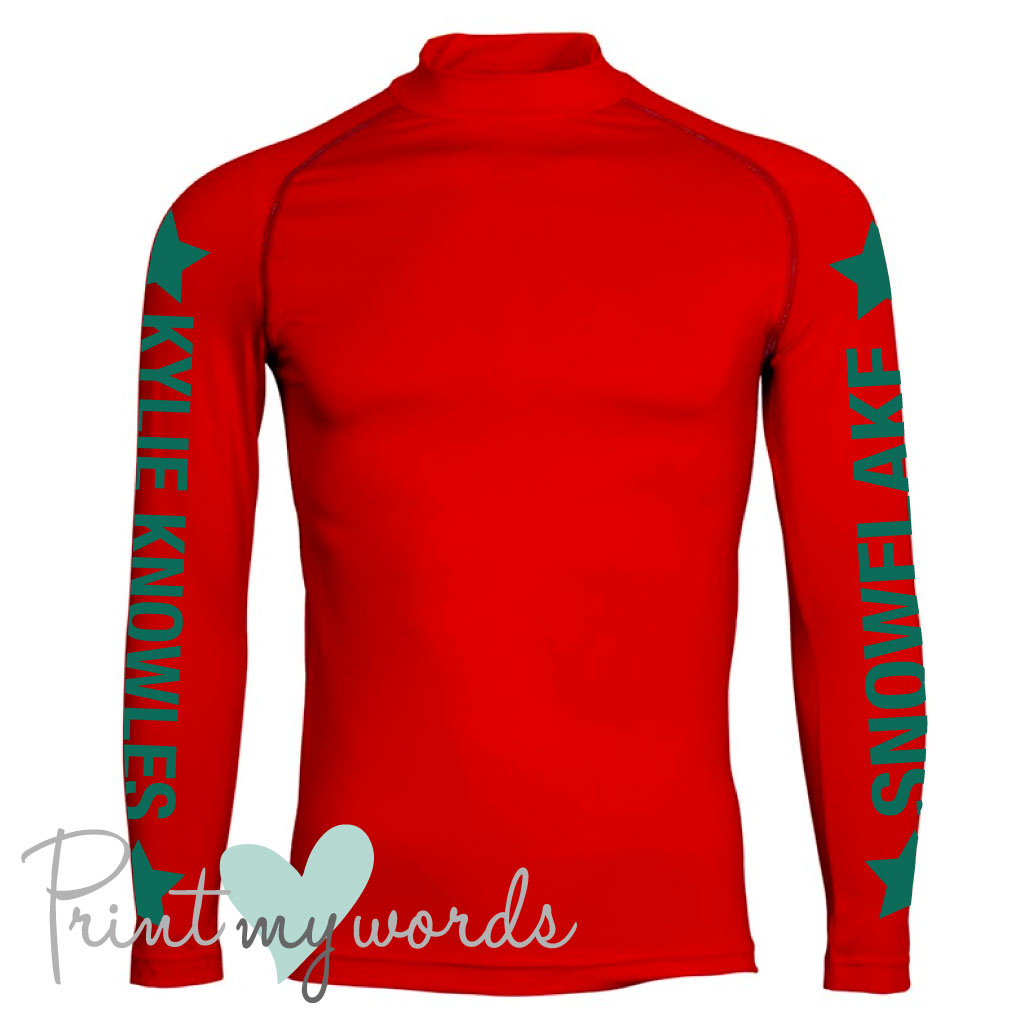 Children's Personalised XC Long Sleeve Baselayer