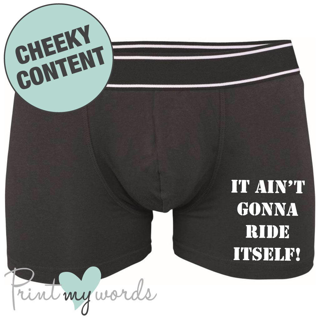 Men's Funny Ride Itself Boxer Shorts