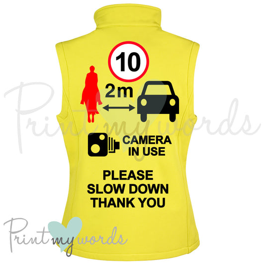 Soft Shell Body Warmer Gilet Jacket - 10MPH, CAMERA IN USE PLEASE SLOW DOWN