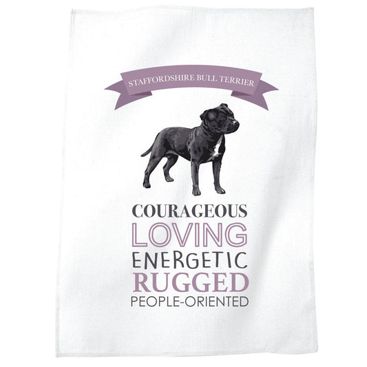Staffordshire Bull Terrier Dog Tea Towel