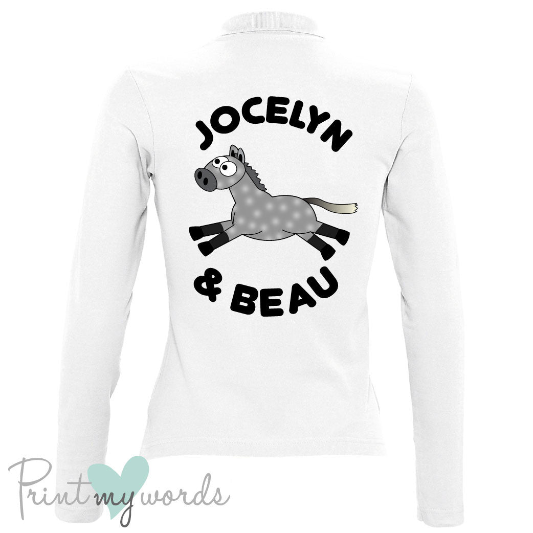 Plodders Personalised XC Style Long Sleeve Polo