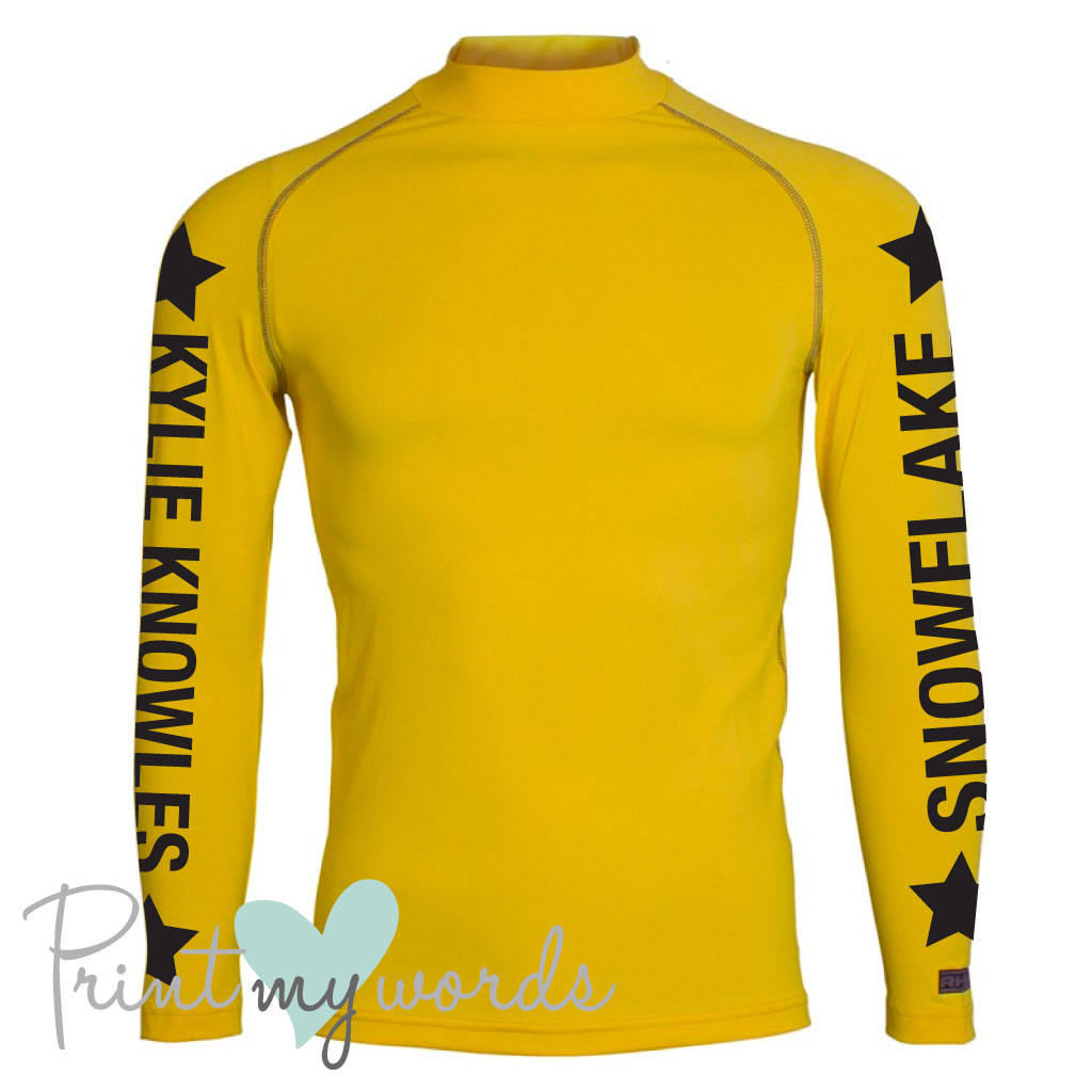 Children's Personalised XC Long Sleeve Baselayer