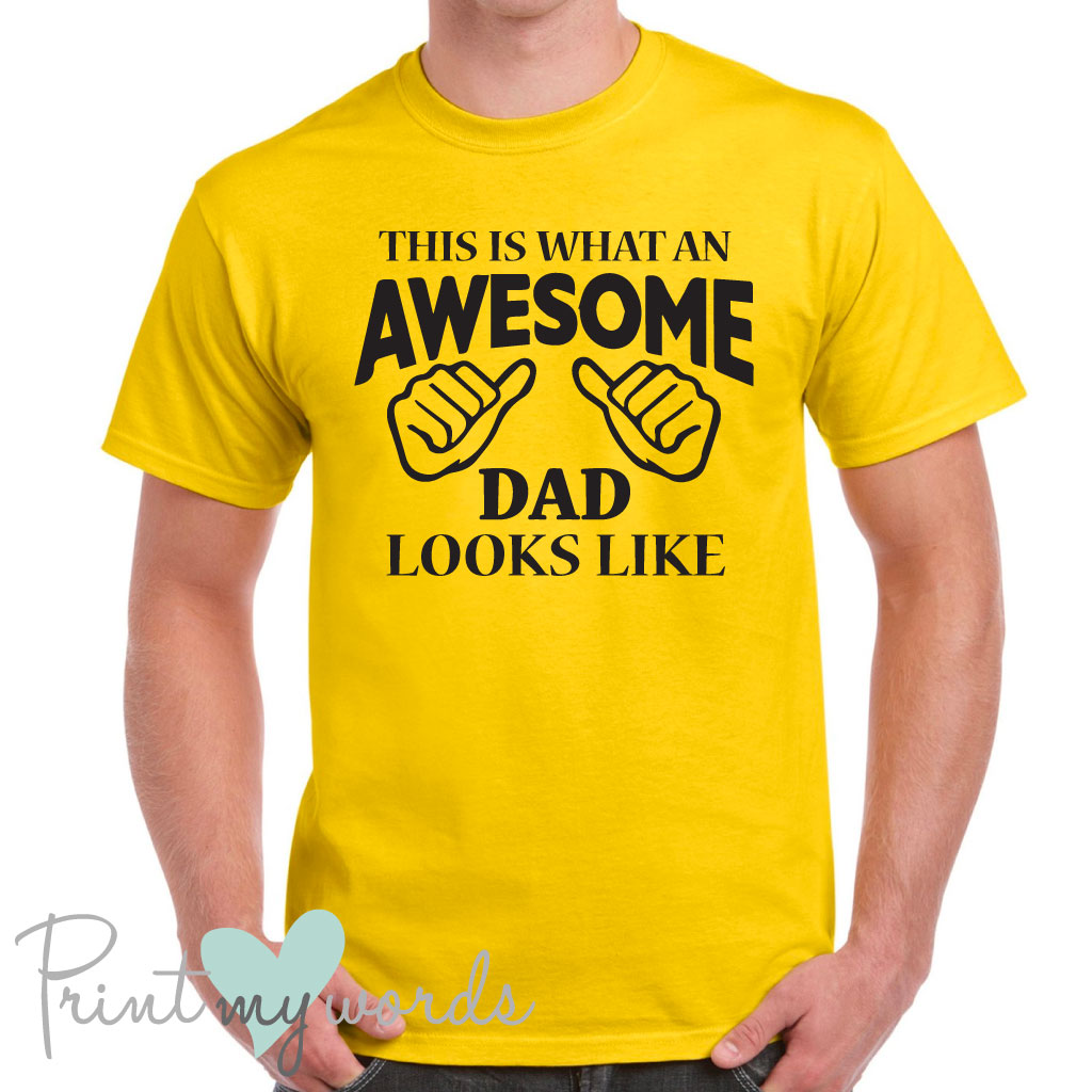 Men's Awesome Dad T-Shirt