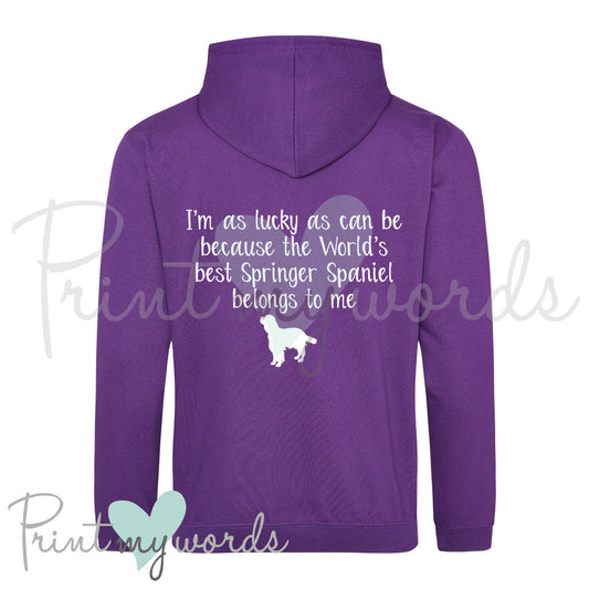 Unisex Best Springer Spaniel Hoodie