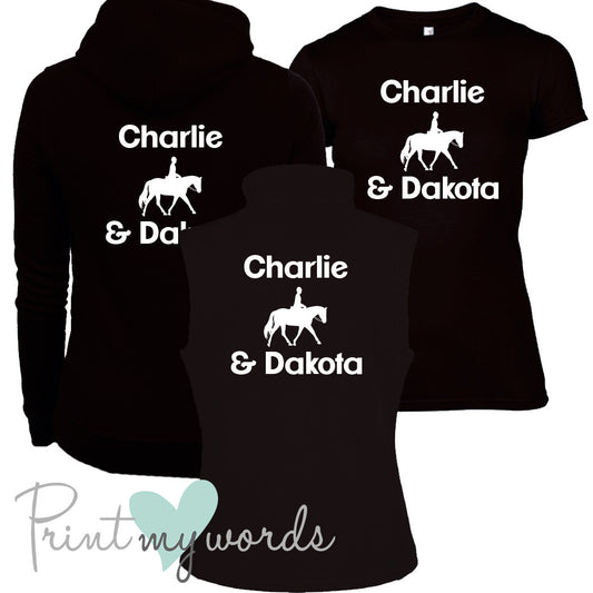 'Erin' Ladies Personalised Matching Equestrian Set - Dressage Design