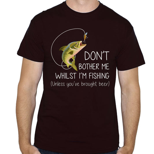 Men's Don't Bother Me Whilst i'm Fishing T-Shirt