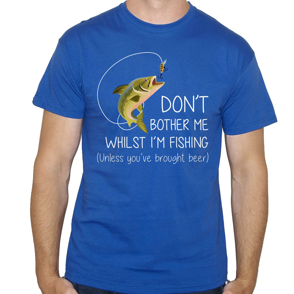 Men's Don't Bother Me Whilst i'm Fishing T-Shirt
