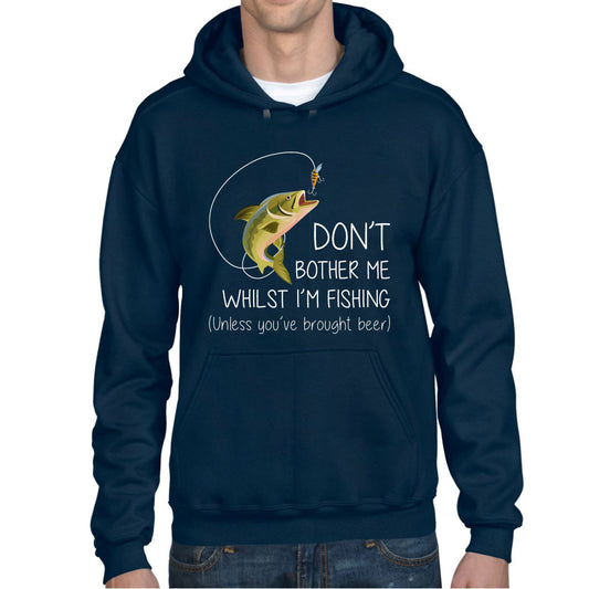 Men's Don't Bother Me Fishing Hoodie