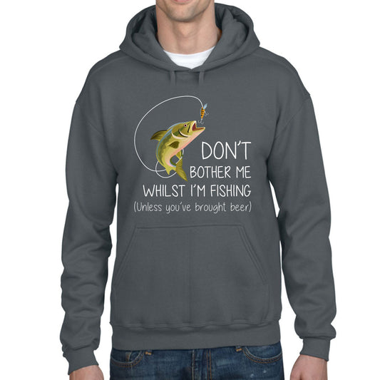 Men's Don't Bother Me Fishing Hoodie