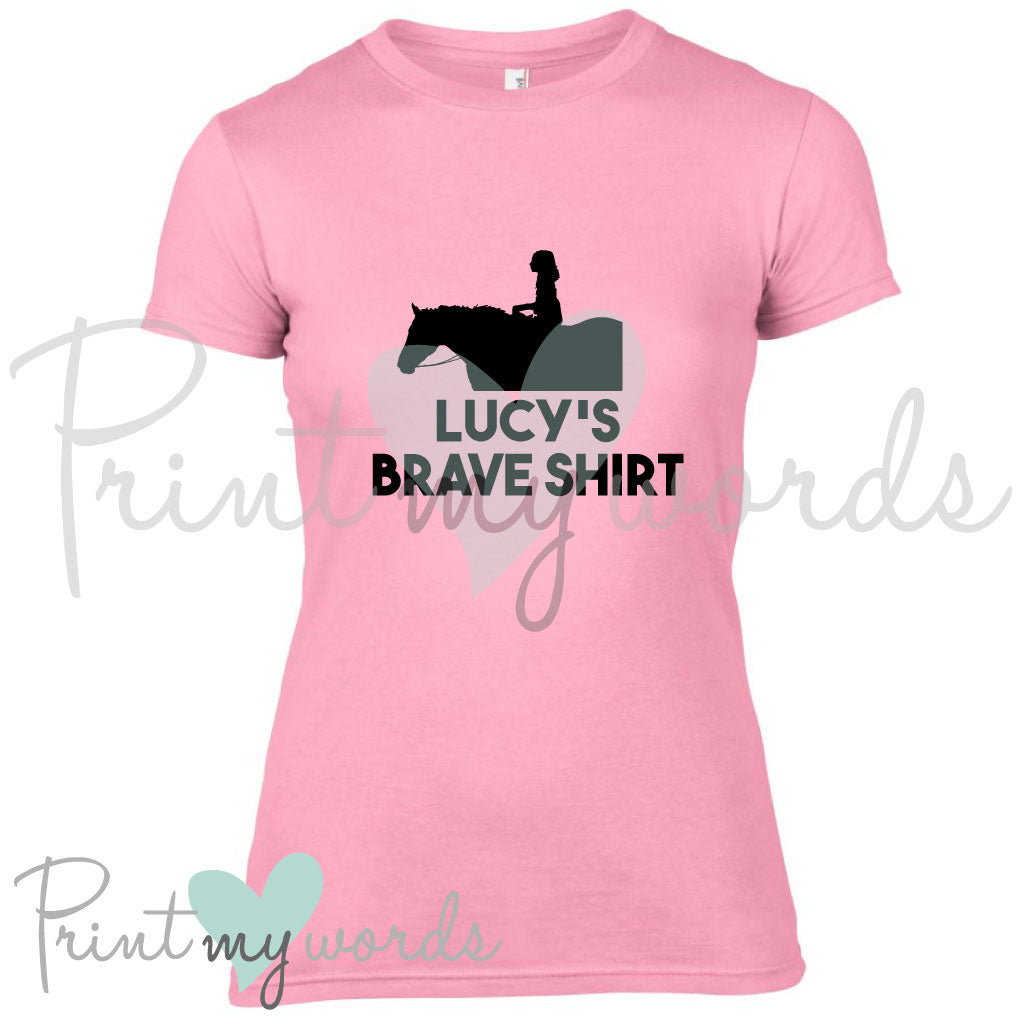Personalised Equestrian Brave T-Shirt