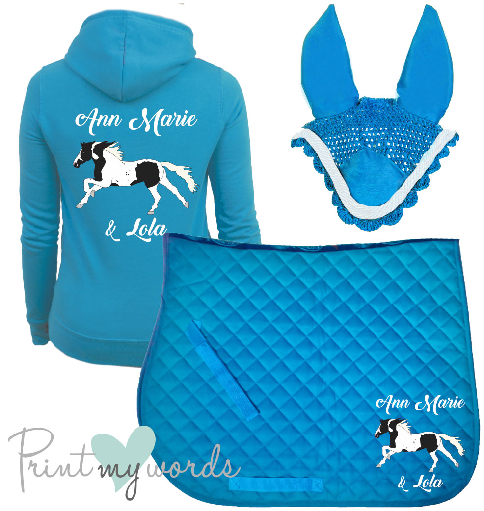 'Freya' Children's Personalised Matching Equestrian Set - Elegant Design
