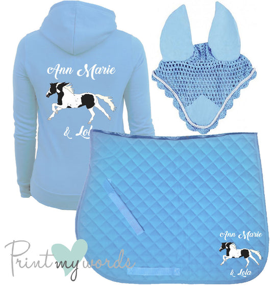 'Freya' Ladies Personalised Matching Equestrian Set - Elegant Design