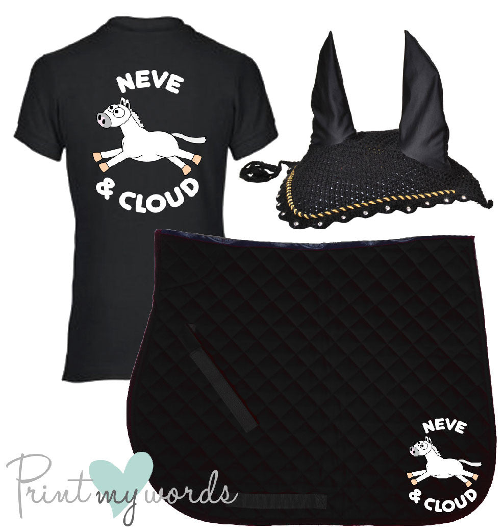 'Cora' Children's Personalised Matching Equestrian Set - Plodders Design