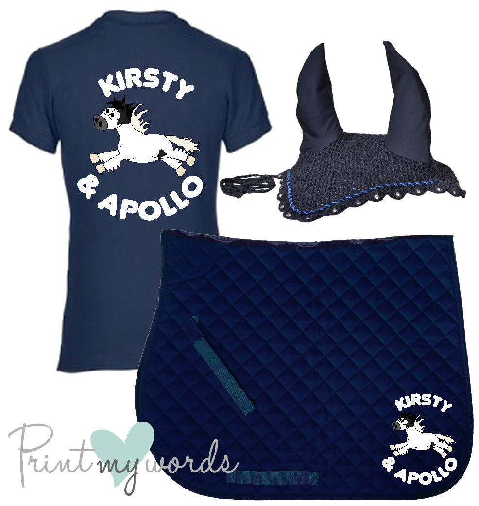 'Cora' Children's Personalised Matching Equestrian Set - Plodders Design