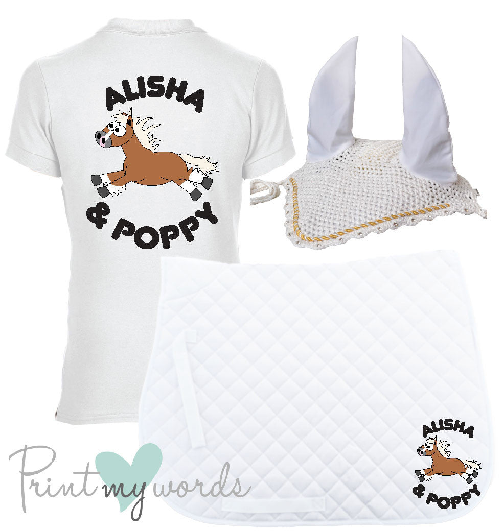 'Cora' Children's Personalised Matching Equestrian Set - Plodders Design