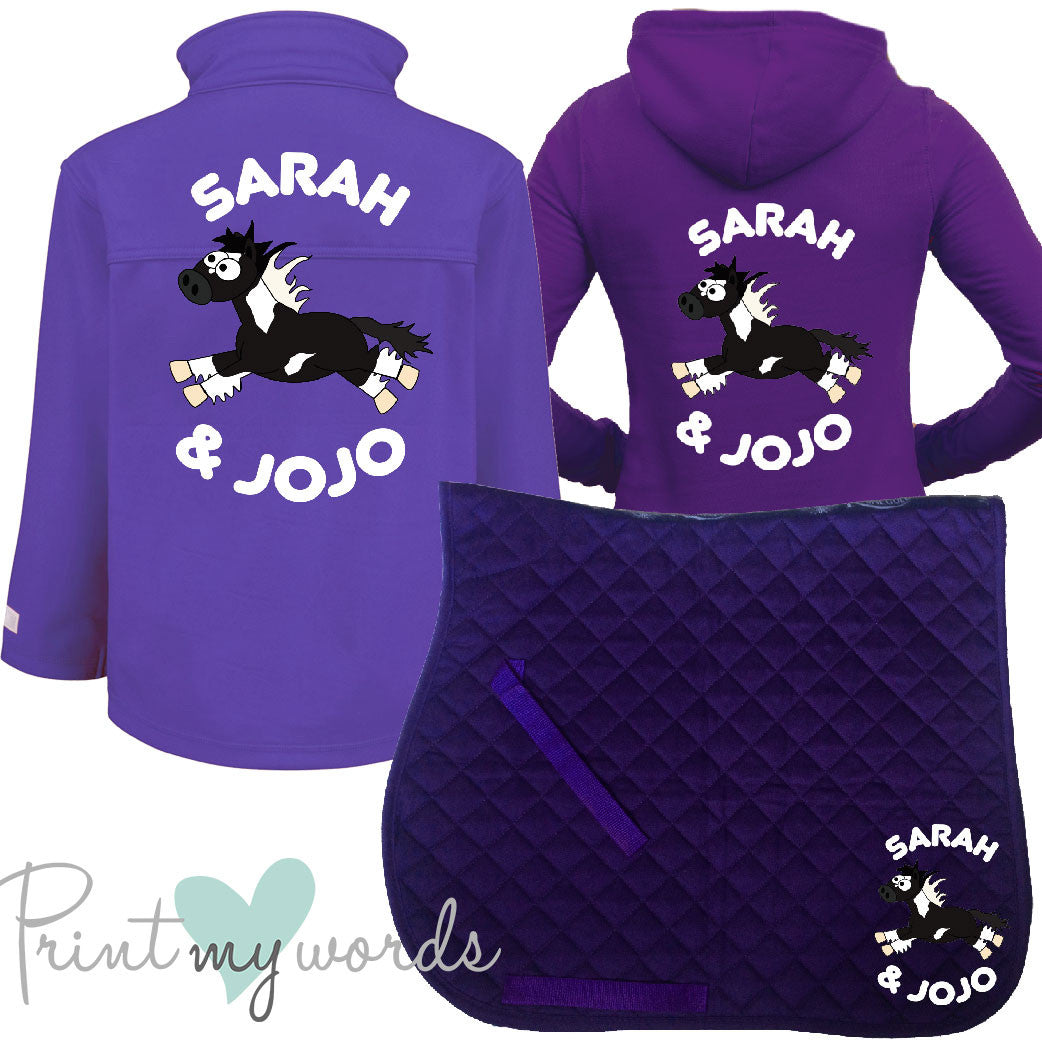 'Ginny' Children's Personalised Matching Equestrian Set - Plodders Design
