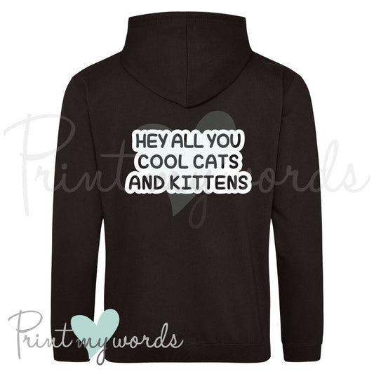 Unisex Cool Cats & Kittens Funny Hoodie