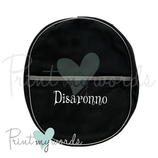 Personalised Equestrian Hat Bag - Curly Design