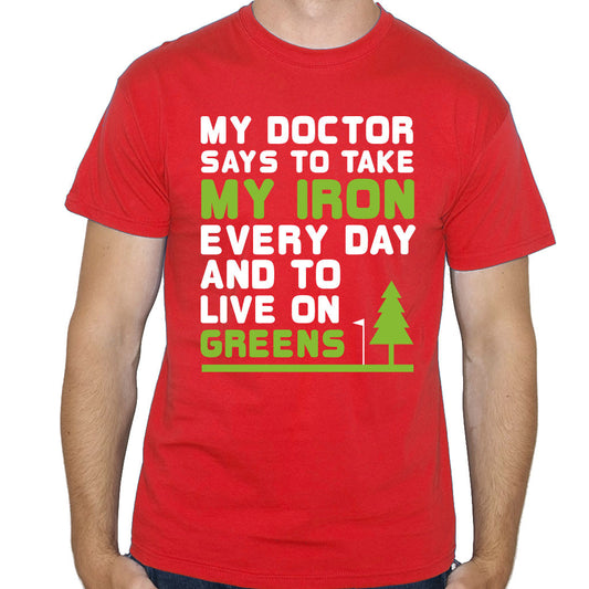 Funny Take My Iron Golf T-Shirt