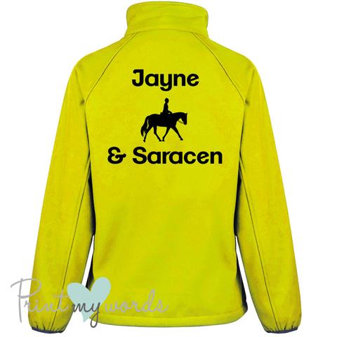 Personalised Dressage Soft Shell Gilet Body Warmer Jacket