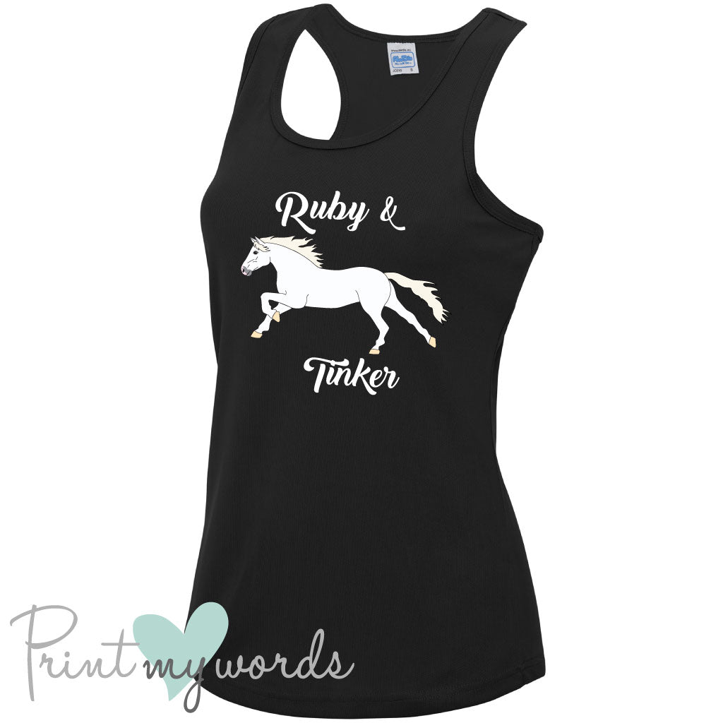 Ladies Elegant Personalised Equestrian Vest Top