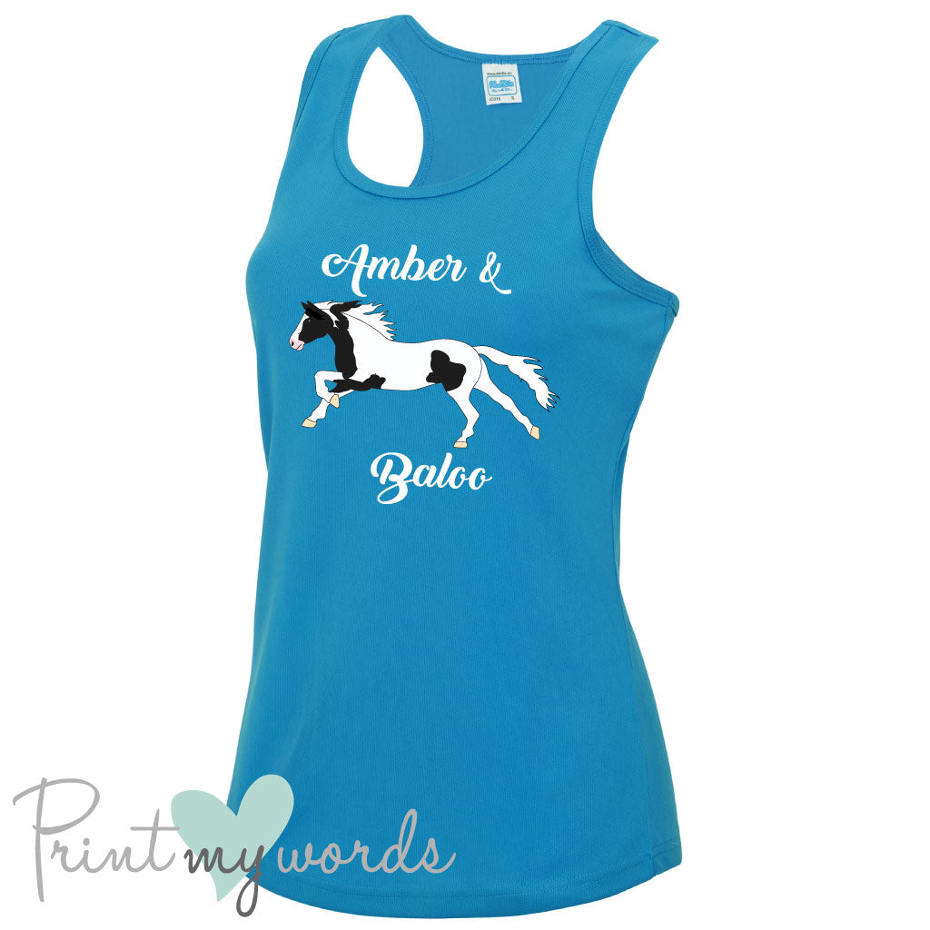 Ladies Elegant Personalised Equestrian Vest Top