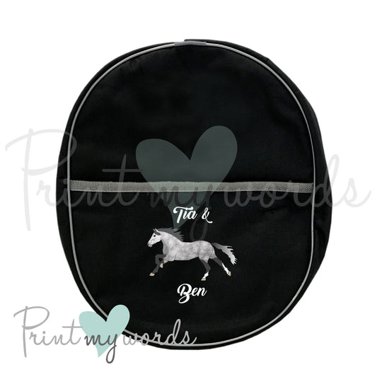 Personalised Equestrian Hat Bag - Elegant Design