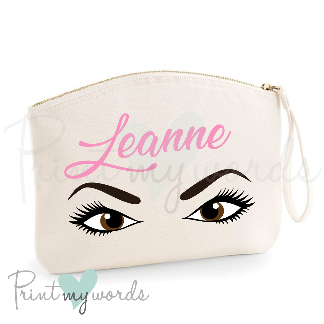Personalised Eyes Make-Up Bag
