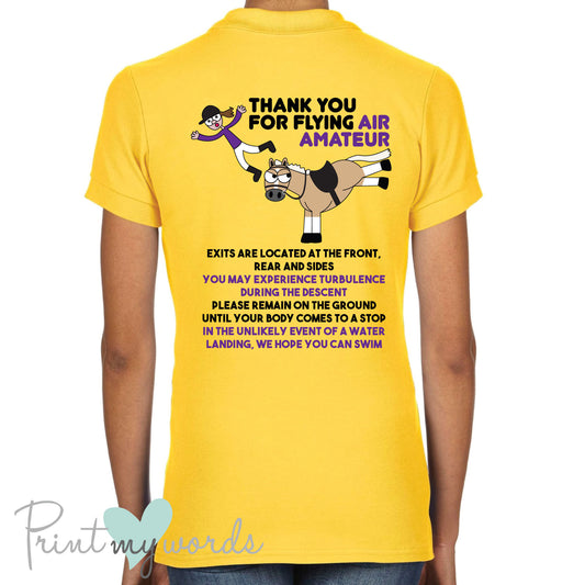 Plodders Funny Air Amateur Equestrian Polo Shirt