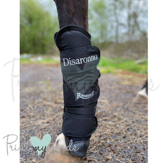 Personalised Full Length Travel Boots - Glitter Design