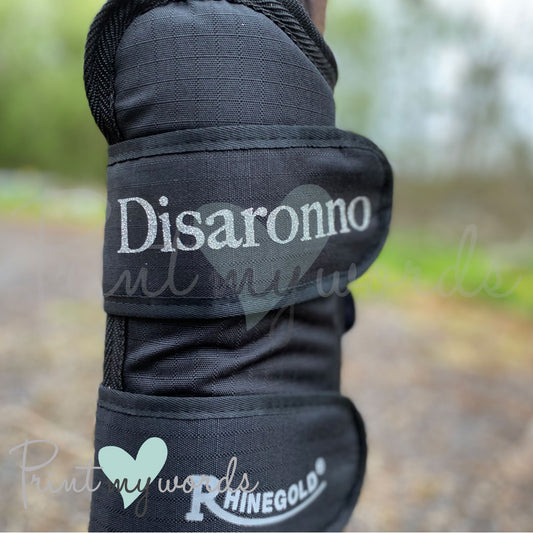 Personalised Full Length Travel Boots - Glitter Design