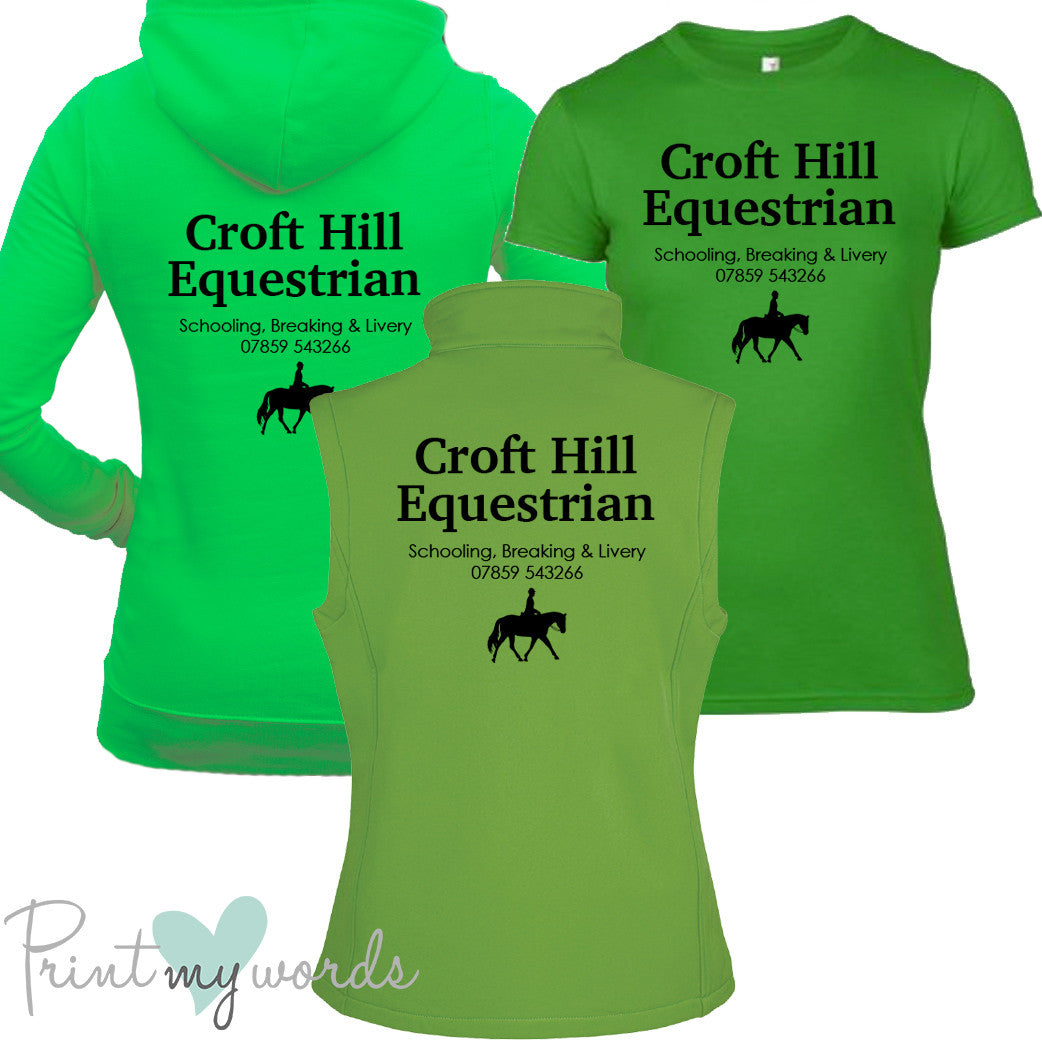 'Erin' Ladies Personalised Matching Equestrian Set - Business Design