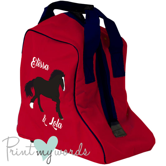 Personalised Heavy Horse Design Short Boot Bag