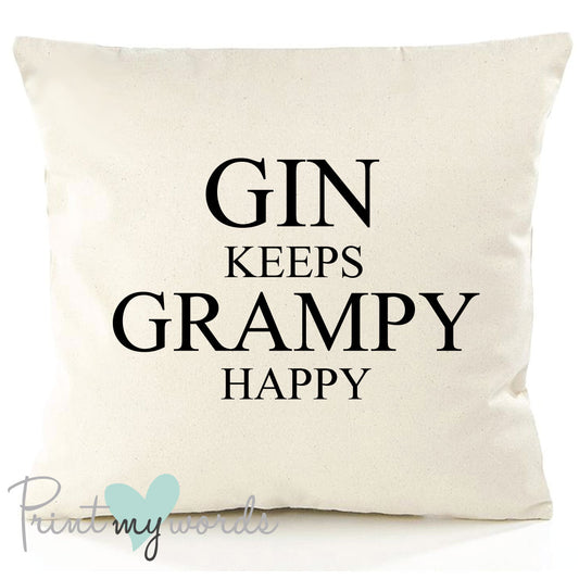 Personalised Happy Cushion Cover