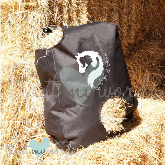 Personalised Hay Bag - Hug Design