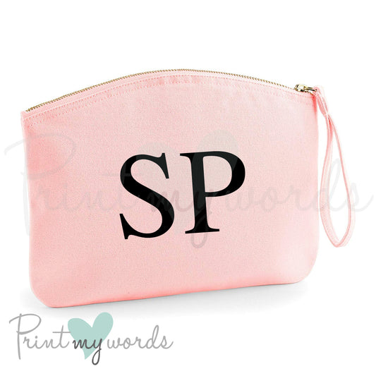 Personalised Initials Make Up Bag