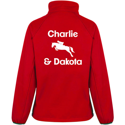 Personalised Jumping Soft Shell Gilet Body Warmer Jacket