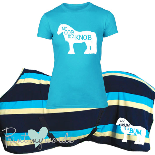 My Cob Is A Knob Cooler Fleece Rug & T-Shirt