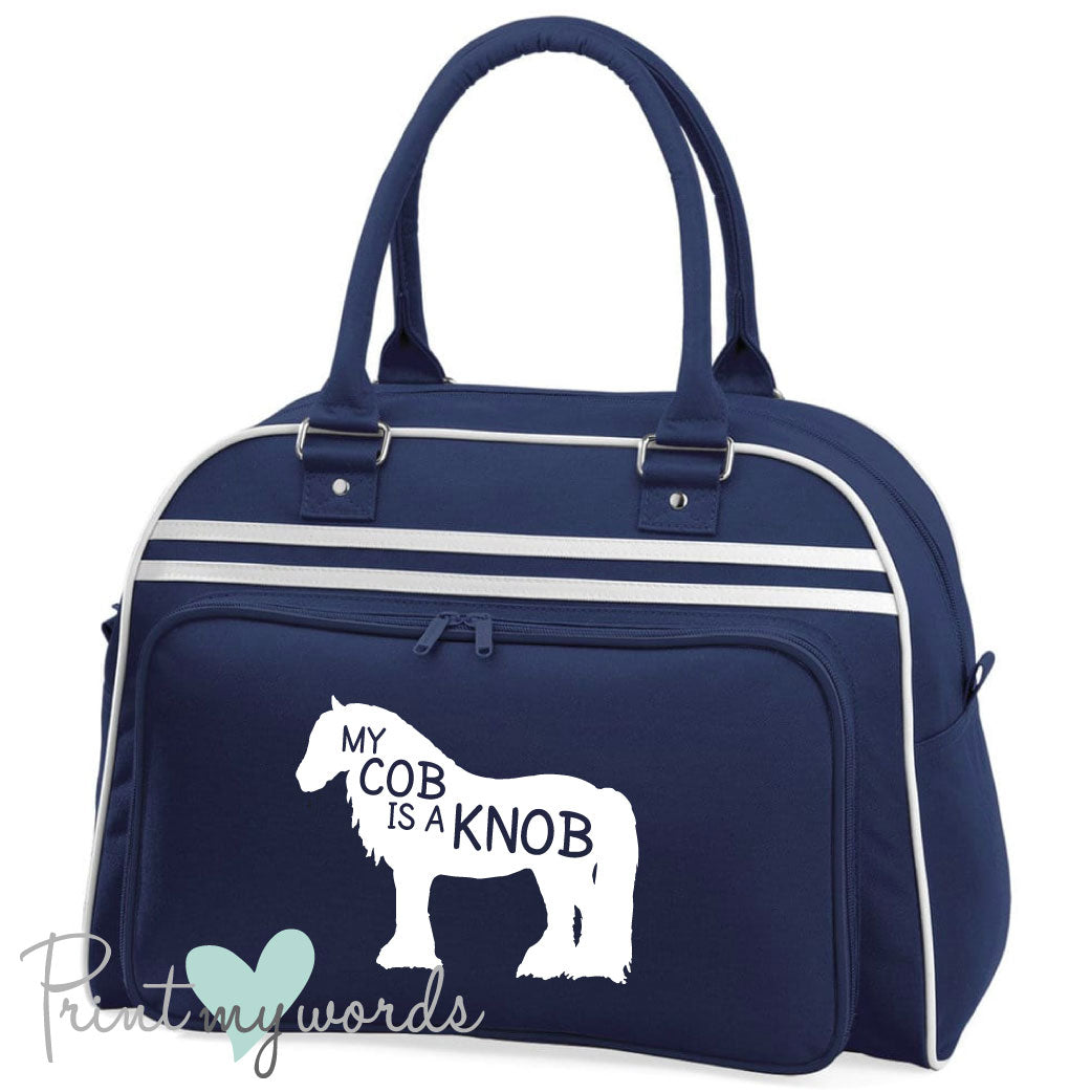 My Cob is A Knob Equestrian Retro Bowling Bag