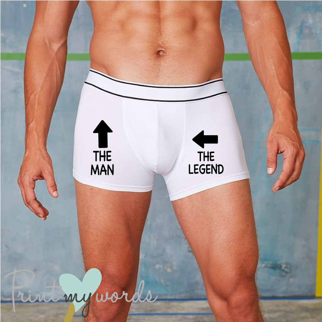 Men's Funny The Legend Boxer Shorts