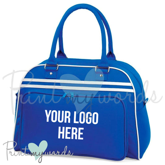 Personalised Dog Showing Retro Bowling Bag - Own Logo