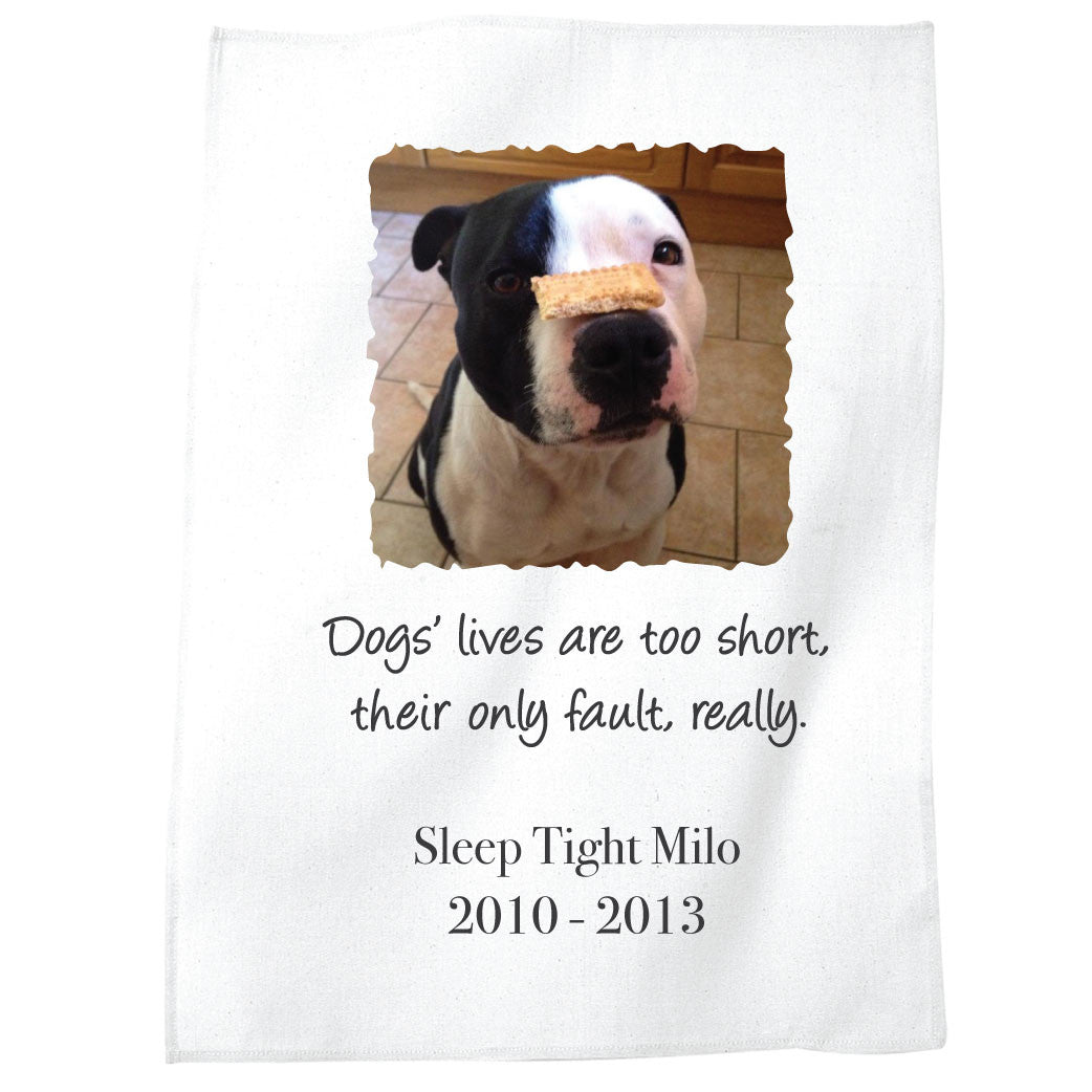 Personalised Pet Memory Tea Towel