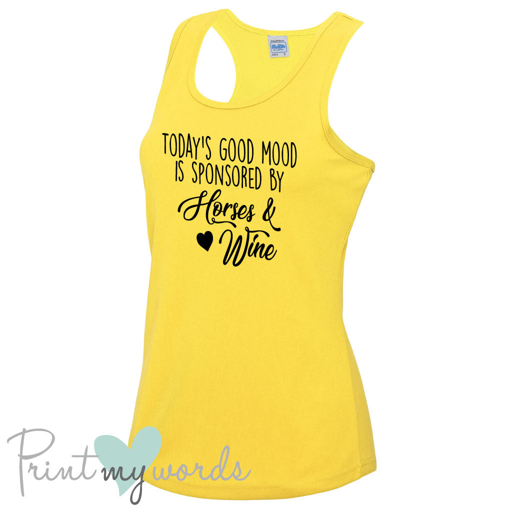 Ladies Today's Good Mood Equestrian Vest Top