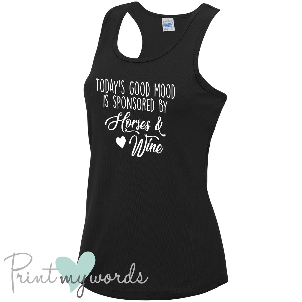 Ladies Today's Good Mood Equestrian Vest Top