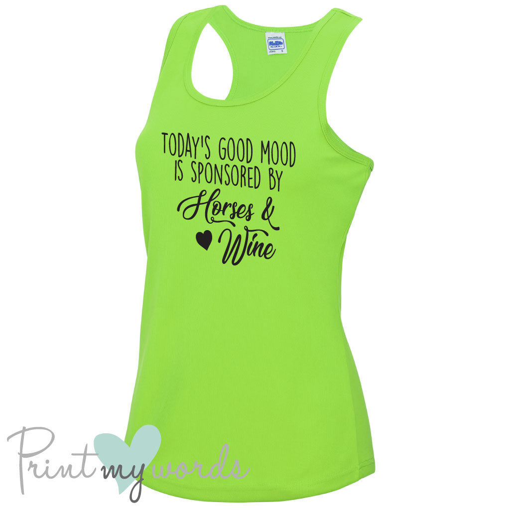 Ladies Today's Good Mood Equestrian Vest Top