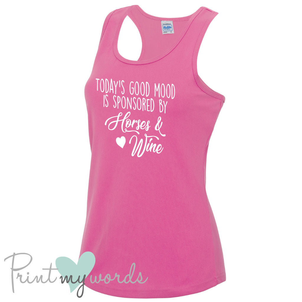 Ladies Today's Good Mood Equestrian Vest Top