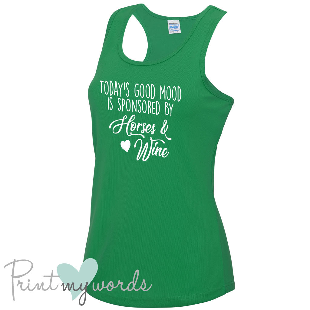 Ladies Today's Good Mood Equestrian Vest Top