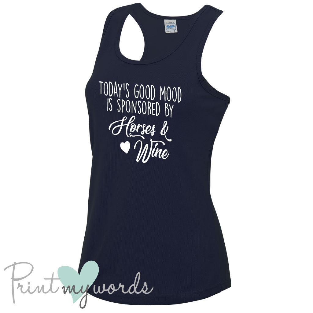 Ladies Today's Good Mood Equestrian Vest Top