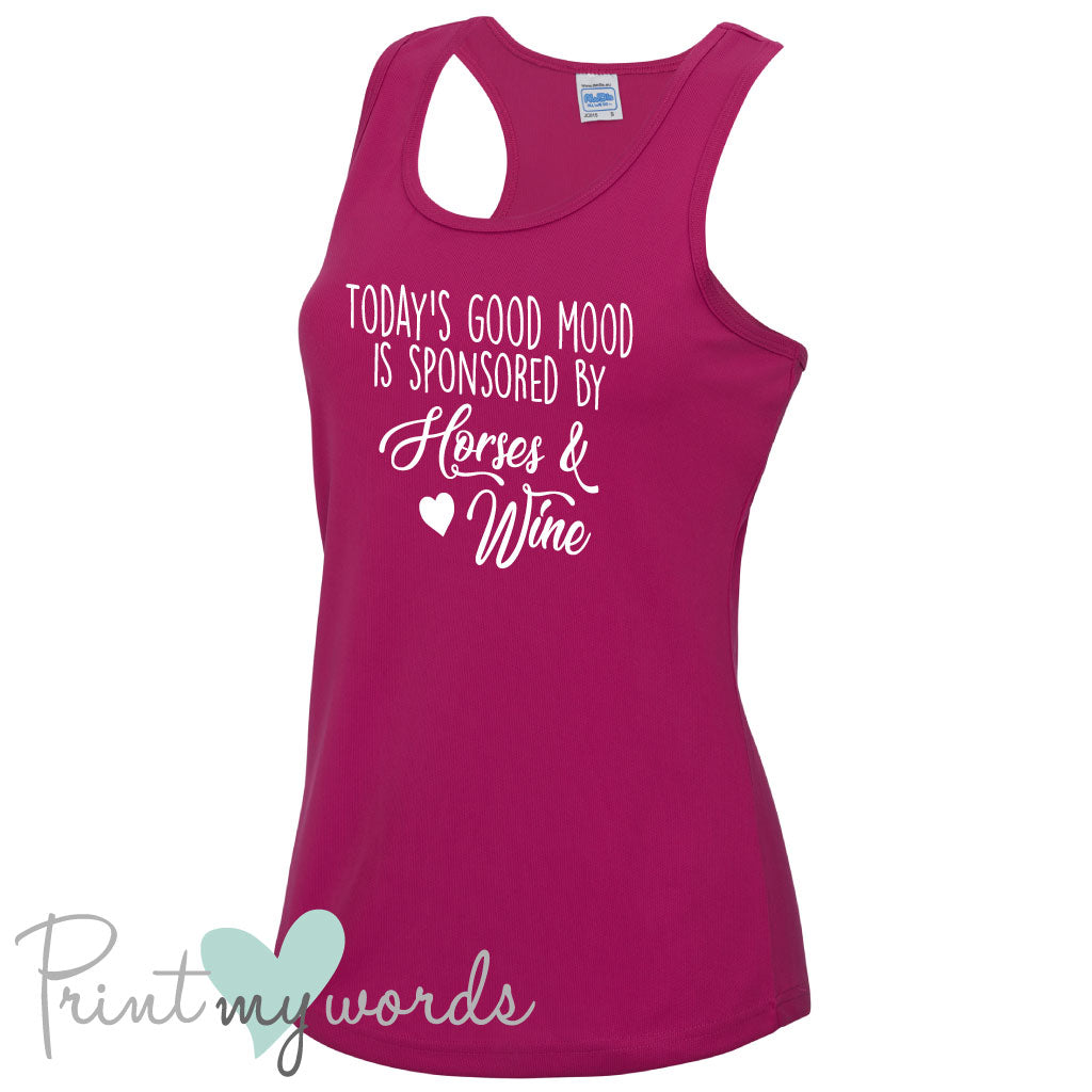 Ladies Today's Good Mood Equestrian Vest Top